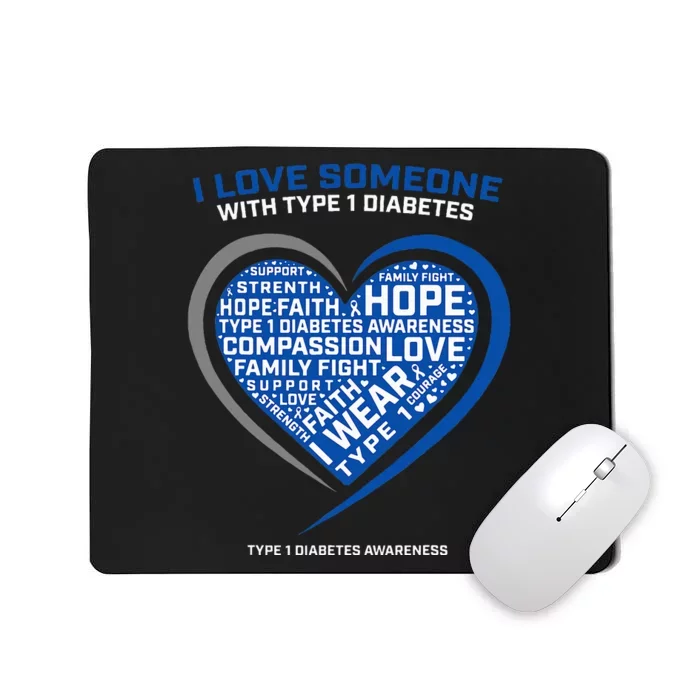 T1d Kids Diabetic Type 1 Diabetes Awareness Mousepad