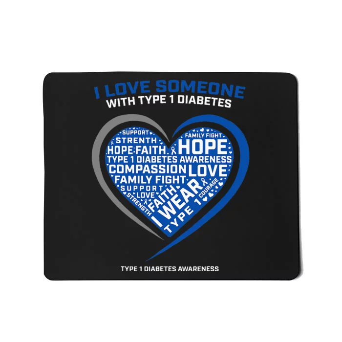 T1d Kids Diabetic Type 1 Diabetes Awareness Mousepad