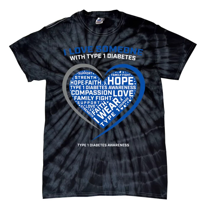 T1d Kids Diabetic Type 1 Diabetes Awareness Tie-Dye T-Shirt