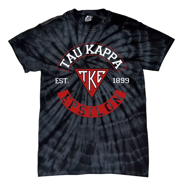 Tau Kappa Epsilon Fraternity Tke Est 1899 Teke 2308010 Tie-Dye T-Shirt