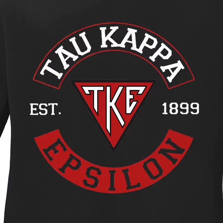 Tau Kappa Epsilon Fraternity Tke Est 1899 Teke 2308010 Ladies Long Sleeve Shirt