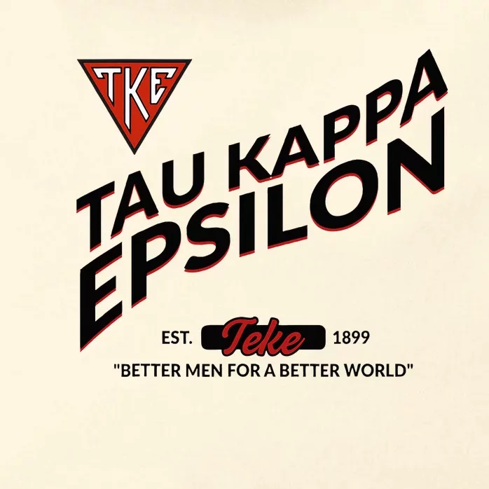 Tau Kappa Epsilon Fraternity Tke Est 1899 Teke 2307020 Zip Tote Bag