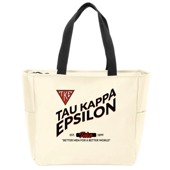 Tau Kappa Epsilon Fraternity Tke Est 1899 Teke 2307020 Zip Tote Bag