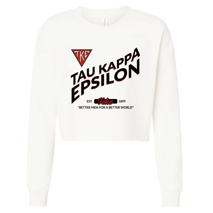 Tau Kappa Epsilon Fraternity Tke Est 1899 Teke 2307020 Cropped Pullover Crew