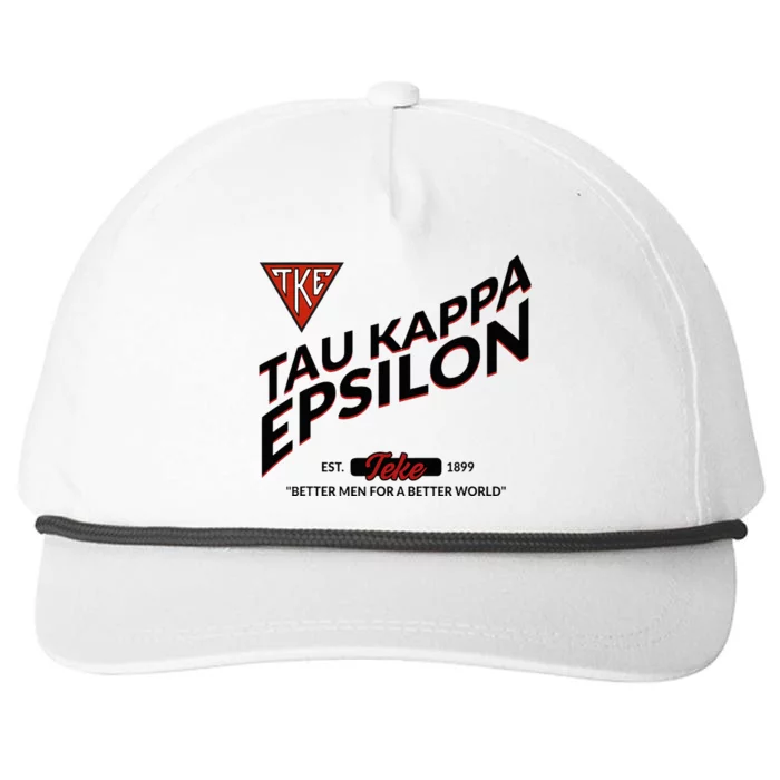 Tau Kappa Epsilon Fraternity Tke Est 1899 Teke 2307020 Snapback Five-Panel Rope Hat