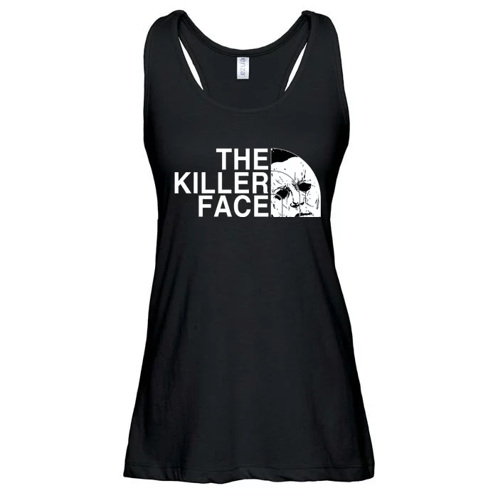 The Killer Face Horror Scary Character Halloween Costume Ladies Essential Flowy Tank