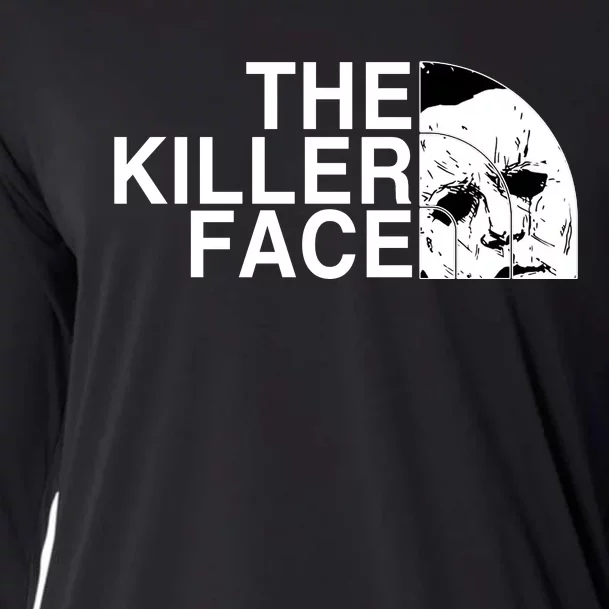 The Killer Face Horror Scary Character Halloween Costume Cooling Performance Long Sleeve Crew