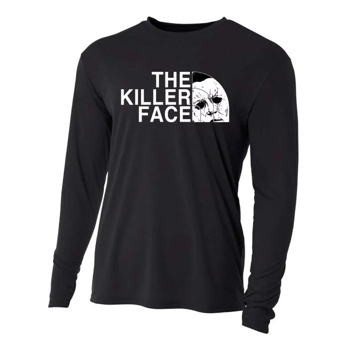 The Killer Face Horror Scary Character Halloween Costume Cooling Performance Long Sleeve Crew