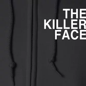 The Killer Face Horror Scary Character Halloween Costume Full Zip Hoodie