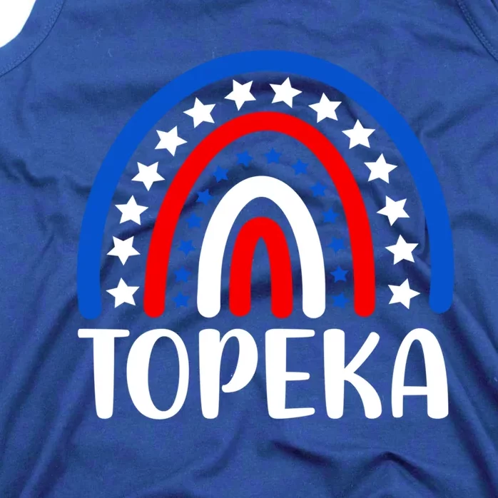 Topeka Kansas Gift I Love Topeka Kansas Usa Gift Tank Top