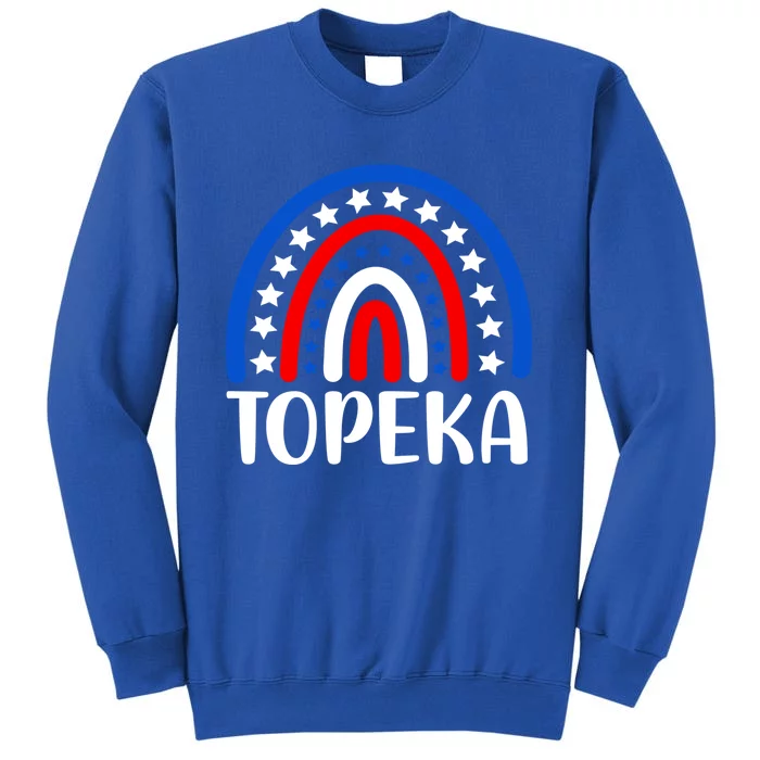 Topeka Kansas Gift I Love Topeka Kansas Usa Gift Tall Sweatshirt