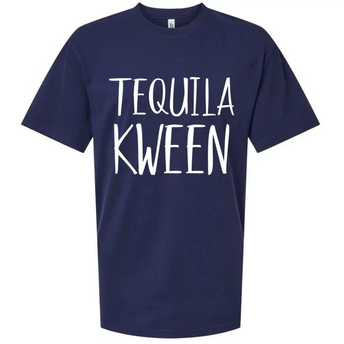 Tequila Kween Great Gift Funny Ing Lgbtq Tequila Queen Cool Gift Sueded Cloud Jersey T-Shirt