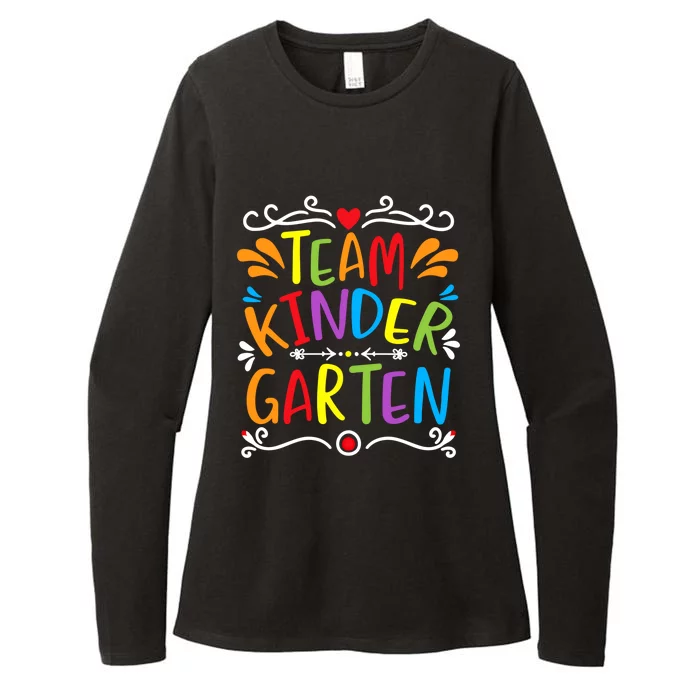 Team Kindergarten Gift Womens CVC Long Sleeve Shirt