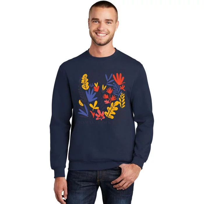 To Know God And Make Him Known Retro Flower Floral Tall Sweatshirt