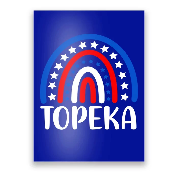 Topeka Kansas Gift I Love Topeka Kansas Usa Gift Poster