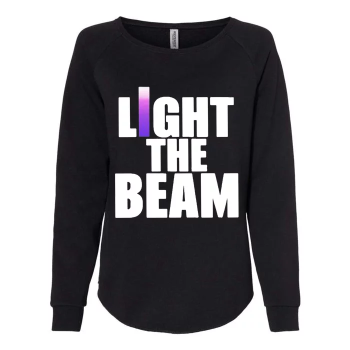 The Kings Herald Store Light The Beam Womens California Wash Sweatshirt