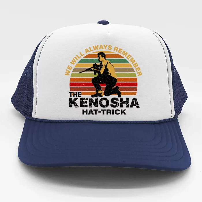 Kyle Rittenhouse we will always remember the Kenosha hat-trick cap