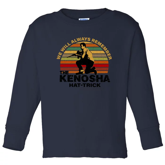 The Kenosha Hattrick Toddler Long Sleeve Shirt