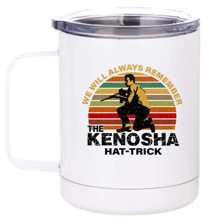 The Kenosha Hattrick Front & Back 12oz Stainless Steel Tumbler Cup