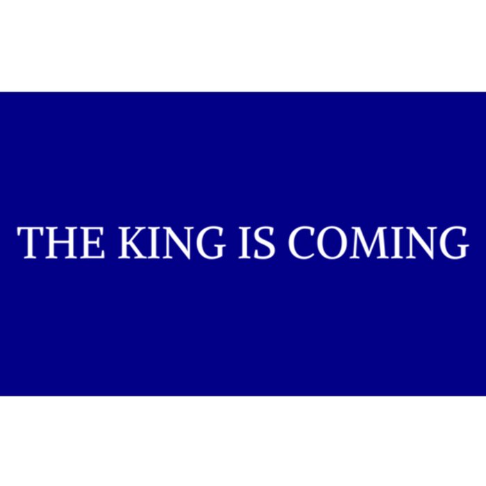 The King Is Coming Christian Faith Jesus Follower Meaningful Gift Bumper Sticker