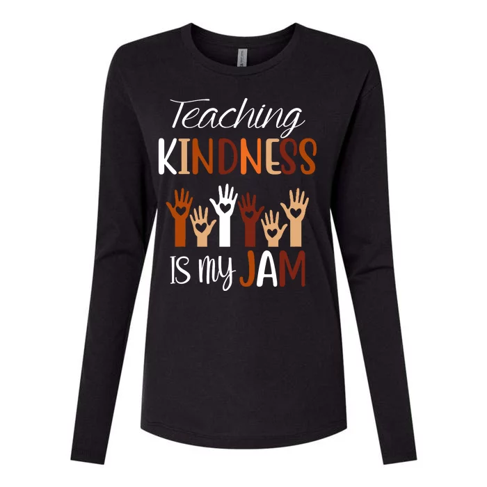 Teaching Kindness Is My Jam Womens Cotton Relaxed Long Sleeve T-Shirt