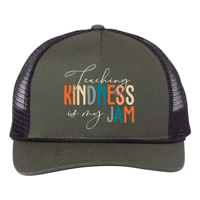 Teaching Kindness Is My Jam Retro Rope Trucker Hat Cap