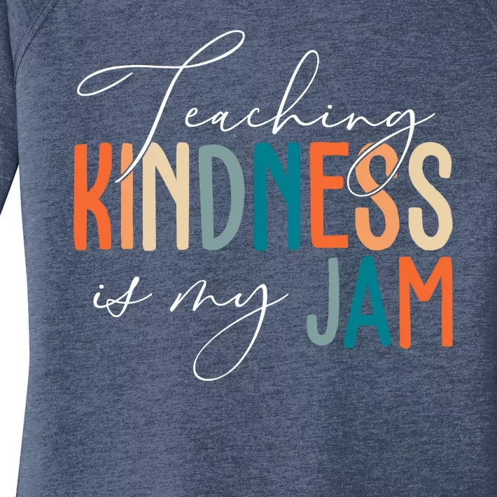 Teaching Kindness Is My Jam Women's Perfect Tri Tunic Long Sleeve Shirt