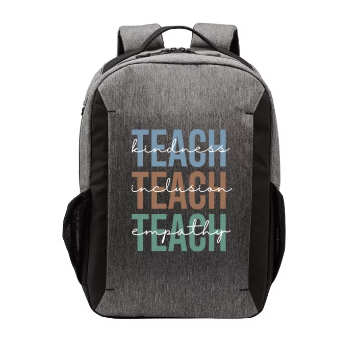 Teach Kindness Inclusion Empathy Vector Backpack