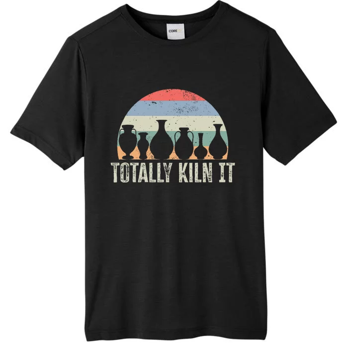 Totally Kiln It Pottery Ceramic Artist Pottery Clay ChromaSoft Performance T-Shirt