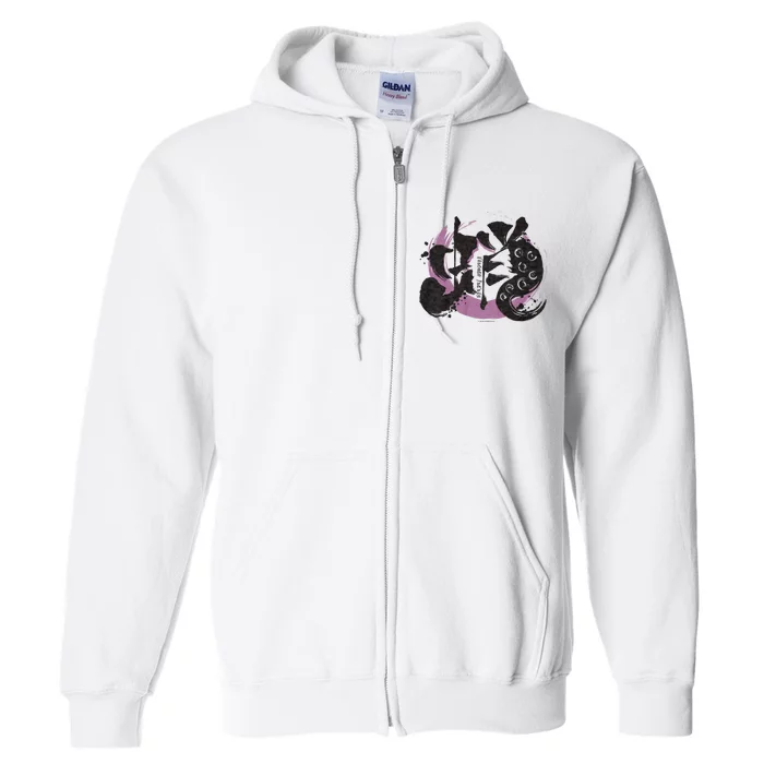 【Takanashi Kiara】Hololive Kanji Full Zip Hoodie