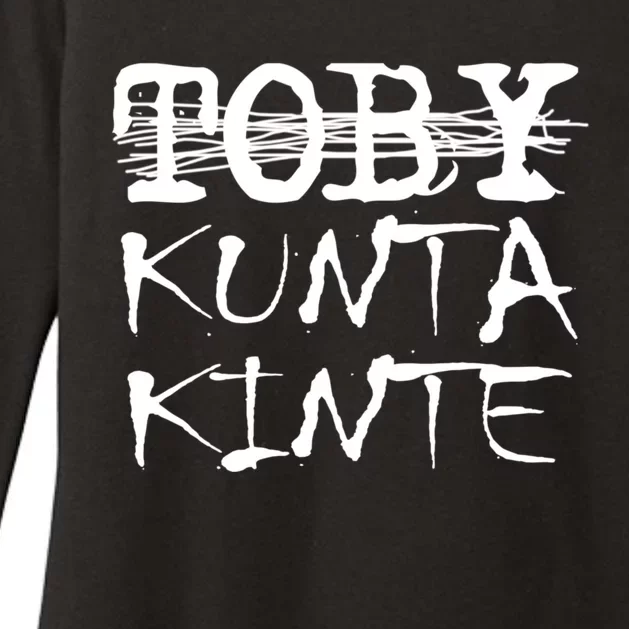 Toby Kunta Kinte Funny Womens CVC Long Sleeve Shirt