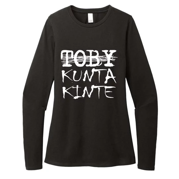 Toby Kunta Kinte Funny Womens CVC Long Sleeve Shirt