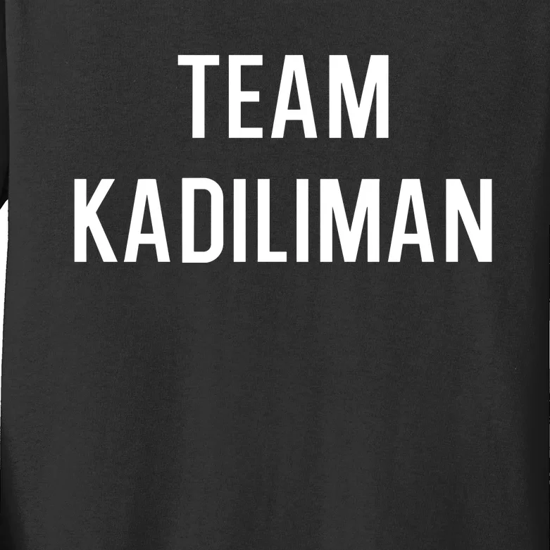 Team Kadiliman Limited Kids Long Sleeve Shirt