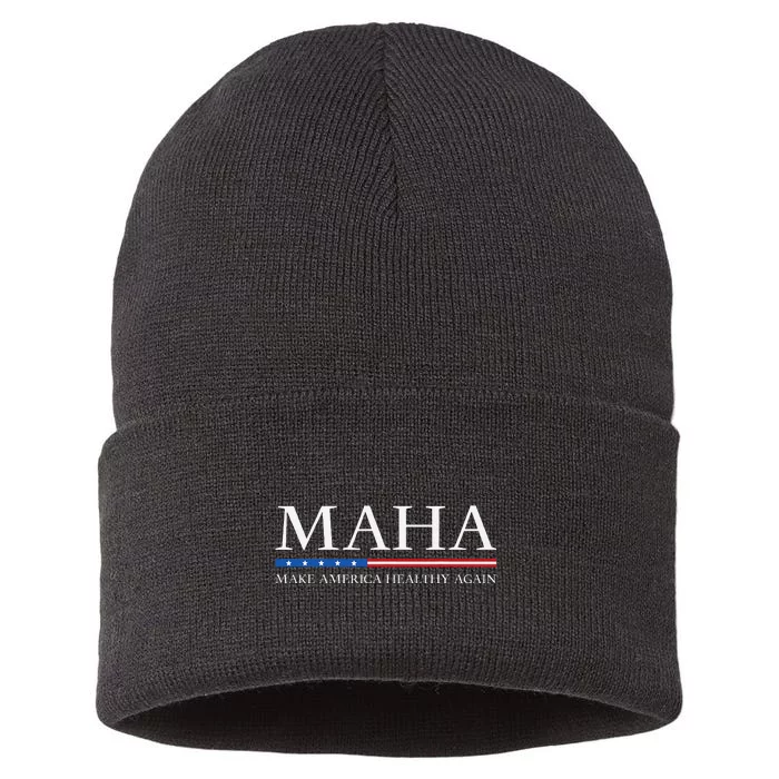 Trump Kennedy Maha Make America Healthy Again 2024 Sustainable Knit Beanie