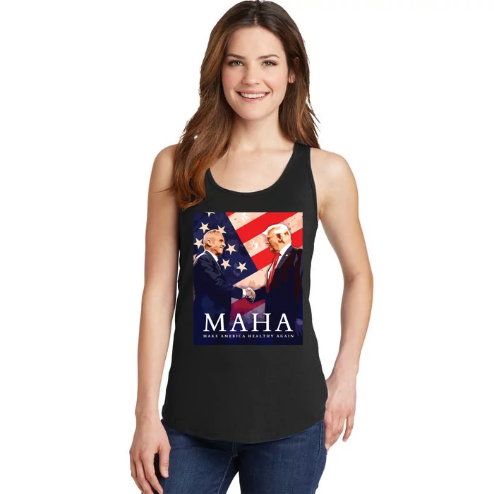 Trump Kennedy Make America Healthy Again Ladies Essential Tank