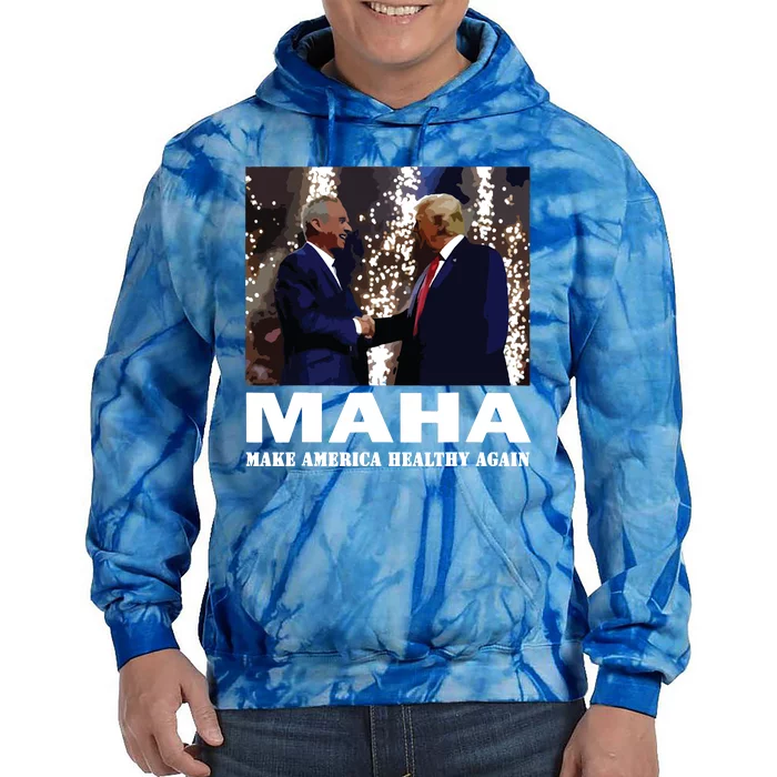 Trump Kennedy Make America Healthy Again Tie Dye Hoodie