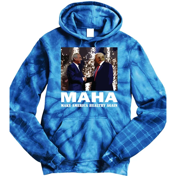 Trump Kennedy Make America Healthy Again Tie Dye Hoodie