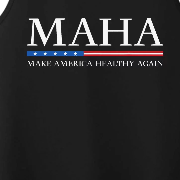 Trump Kennedy Maha Make America Healthy Again 2024 Performance Tank