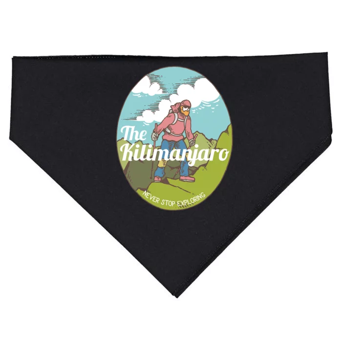 The Kilimanjaro Never Stop Exploring USA-Made Doggie Bandana