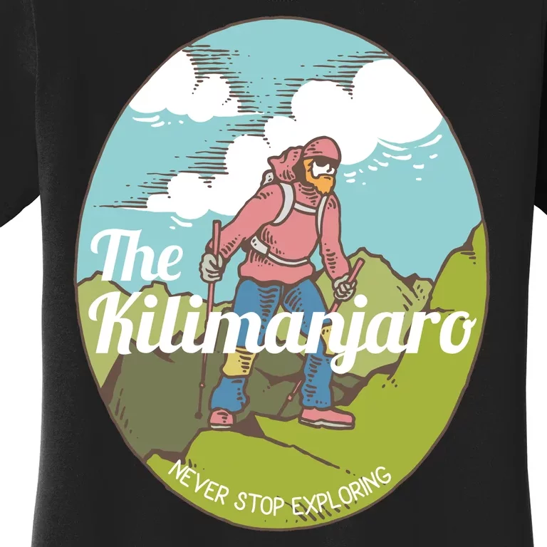 The Kilimanjaro Never Stop Exploring Women's T-Shirt