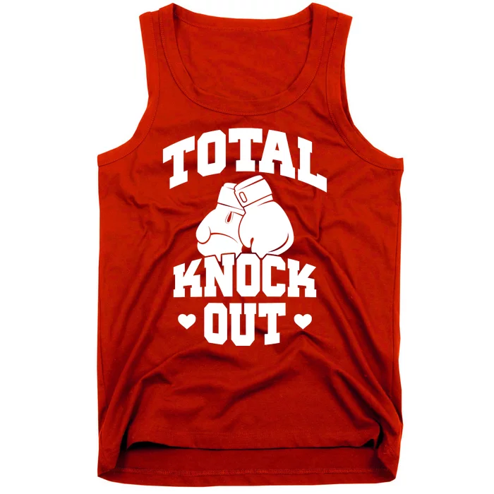 Total Knock Out Boxing Cute Gift Tank Top