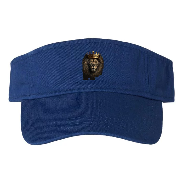 The King Of Lions Graphic Funny Gift Valucap Bio-Washed Visor