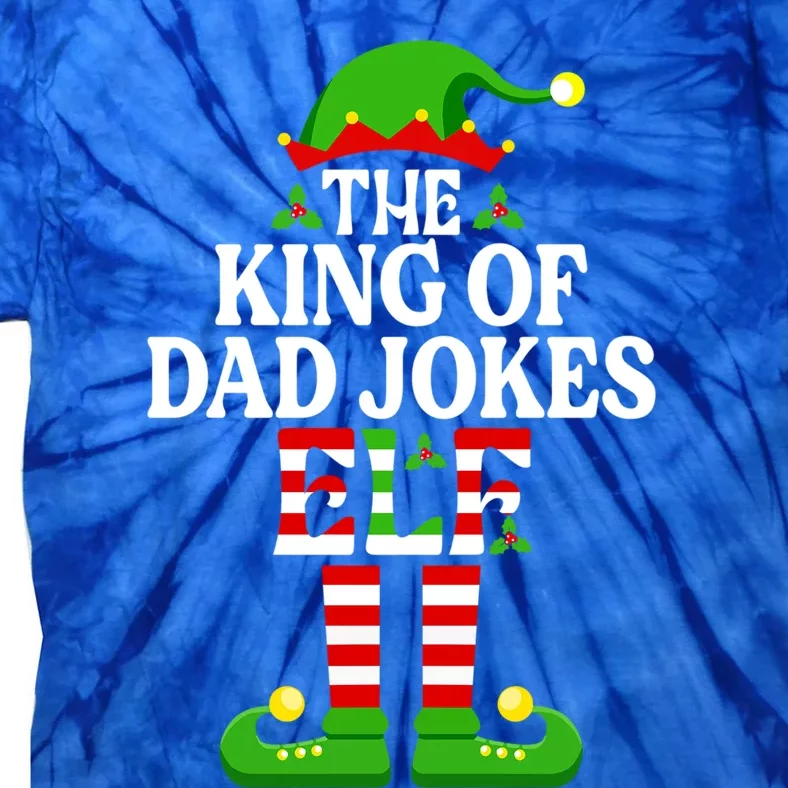 The King Of Dad Jokes Cute Gift Christmas Family Matching Cute Gift Tie-Dye T-Shirt