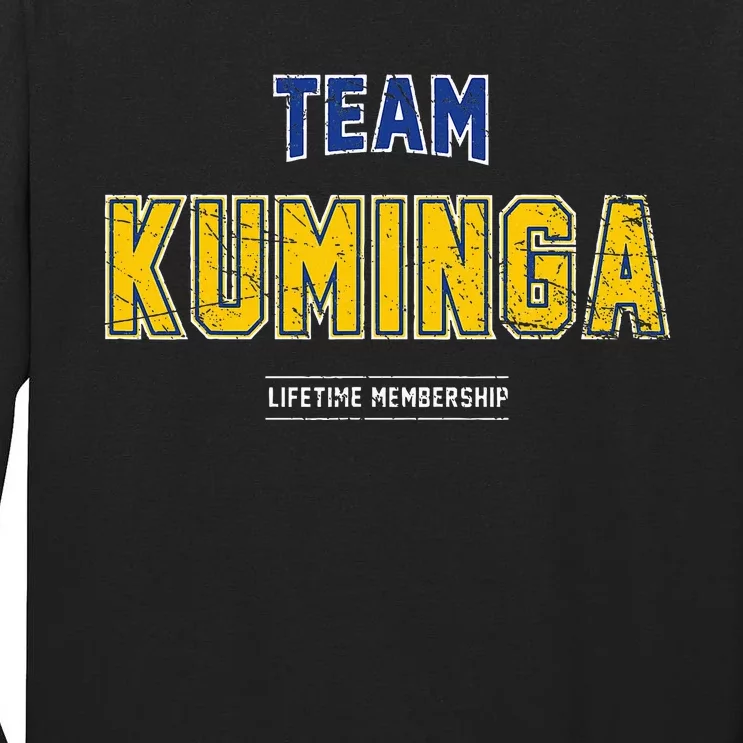 Team Kuminga Proud Family Last Name Surname Tall Long Sleeve T-Shirt