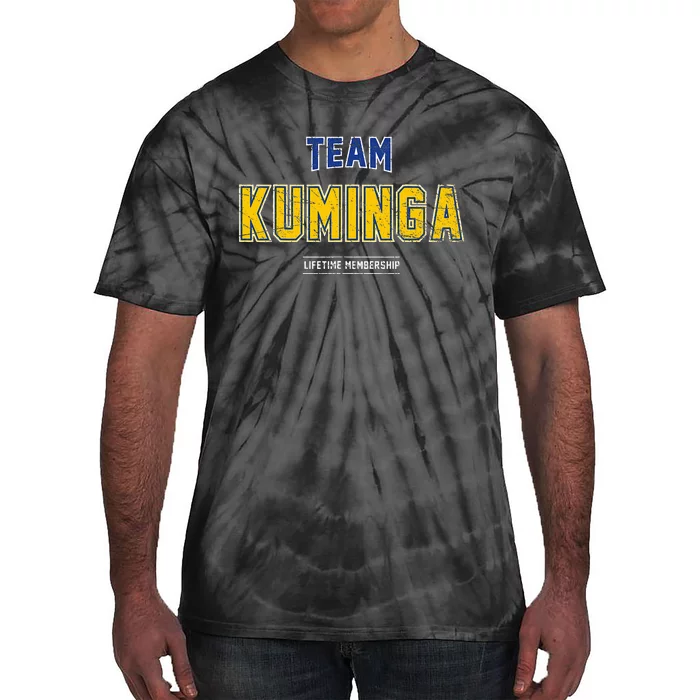 Team Kuminga Proud Family Last Name Surname Tie-Dye T-Shirt