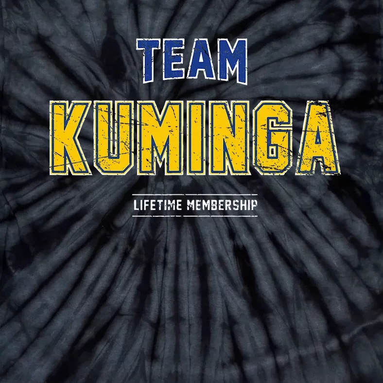 Team Kuminga Proud Family Last Name Surname Tie-Dye T-Shirt