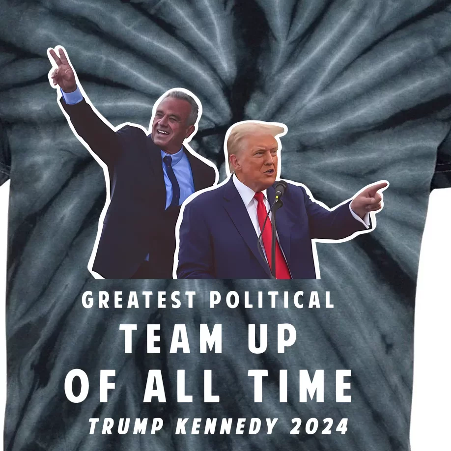 Trump Kennedy  Rfk Jr Trump 2024 Kids Tie-Dye T-Shirt