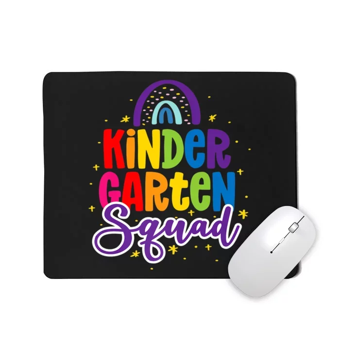 Teacher Kindergarten Squad Mousepad