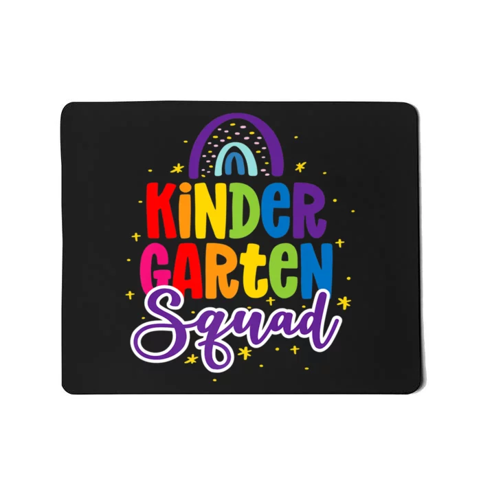 Teacher Kindergarten Squad Mousepad