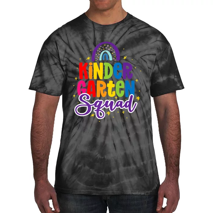 Teacher Kindergarten Squad Tie-Dye T-Shirt